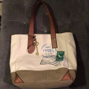 NWOT Fossil tote